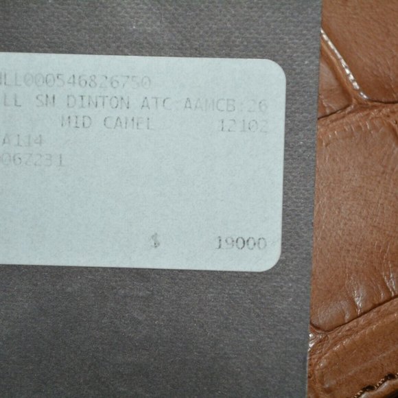 NWT BURBERRY ALLIGATOR LEATHER  COLOURS DINTON TOTE BAG - Picture 10 of 12